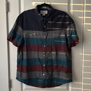 Penguin XL Men’s Short Sleeve Button Up Heritage Slim Fit